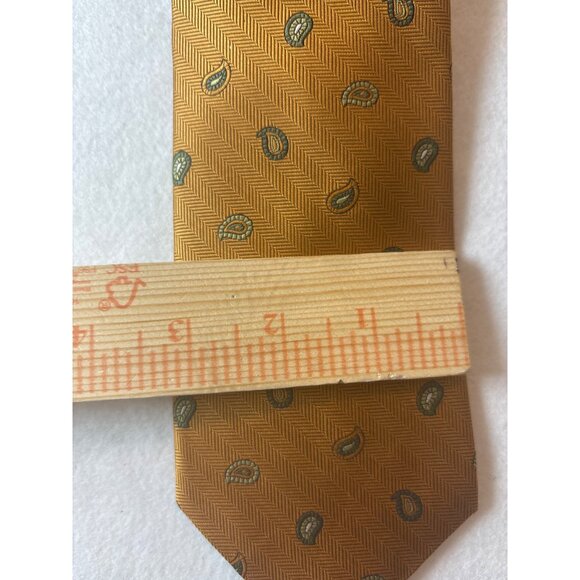Brooks Brothers Mens Silk Tie With Paisley Pattern - Picture 3 of 5